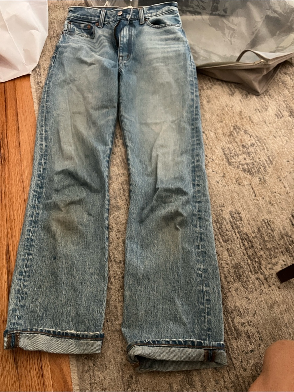 Madewell women’s  Light Blue Straight Jeans
